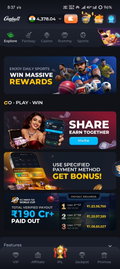 Goplay11, goplay, gopay11 game, goplay game, goplay11 app, goplay app, goplay11 apk, goplay app, Goplay11 Cricket game, Goplay11 Sports Fantasy